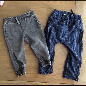 Trendy jogger jeans and drop crotch pants